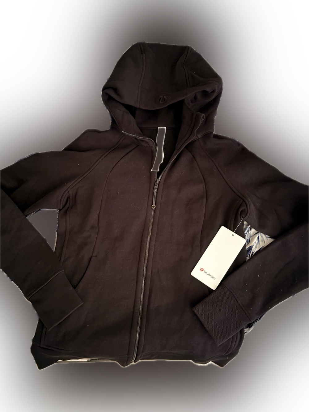lululemon Scuba Black Full Zip Hooded Jacket BNWT